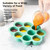 Keababies Silicone Baby Food Freezer Tray With Easy Clip-on Lid - Baby Food Freezer Tray (alpine Green)