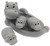 Tubby Scrubby Hippo Family Bath Toys