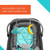 Kiaisxes 2-in-1 Bouncer & Rocker Duo (gray And Teal) Convenient And Portable Rocker And Bouncer For Babies Includes Soft Toys And Soothing Vibrations