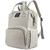 Diaper Bag Backpack, Large Unisex Baby Bags With Insulated Pockets, Vbiger Multi-function Waterproof Travel Back Pack Maternity Changing Bags, Light Grey