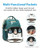 Autolock Diaper Bag Backpack With Changing Station, Foldable Baby Backpack Diaper Bags For Baby, Boy, Girl, Mom, Dad,men, Women, 3 In 1 Mommy Bag With Usb Charging Port For Travel Picnic Hospital