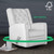 Evolur Linda Swivel Swivel Recliner Glider In Gray, Easy Assembly