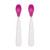 Oxo Tot Feeding Spoon Set With Soft Silicone, Pink