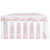 American Baby Company, Ultra Soft Microfiber Reversible Crib Rail Cover, Side Rail 2 Pack, Pink And White