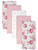 Modern Moments By Gerber Baby & Toddler Girl Flannel Blankets, 5-pack, Pink Roses