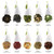 Tea Forte Tea Tasting Assortment Petite Presentation Box Tea Sampler, Assorted Variety Tea Box, 10 Handcrafted Pyramid Tea Infusers, Black Tea, White Tea, Green Tea, Herbal Tea