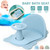 Infant Baby Bath Seat, Summer Toddler Bath Seat For 0-3 Year, Safety Child  Bathing Shower Chair For Tub With Non Slip Soft Mat Backrest, Suction Cups For Stability (blue/pink/green)
