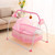 Miumaeov Electric Swing Cradle Automatic Electric Baby Rocker Electric Baby Bassinet Cradle With Music Function (pink)
