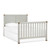 Baby Relax Miles 5-in-1 Convertible Crib For Nursery, Soft Gray