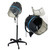 Zenstyle 1300w Floor Hair Dryer Rolling Salon Standing Bonnet Black