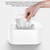 Baby Wipes Heater Baby Wet Wipes Warmer, Portable Usb Powered Wipes Heater, Baby Wet Wipes Dispenser Holds Up To 100 Standard-sized Baby Wipes, White