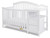 Afg Baby Furniture Kali 4-in-1 Convertible Crib And Changer, White