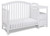 Afg Baby Furniture Kali 4-in-1 Convertible Crib And Changer, White