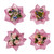 Light Pink Mini Floral Bouqueto - Fresh Cut - 4 Pack