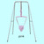 1111fourone Baby Swing Door Frame Door Baby Bouncer Portable Foldable Stand Scientific Saddle