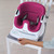 Ingenuity Baby Base 2-in-1 Booster Feeding High Chair And Floor Seat With Self-storing Tray - Pink Flambe