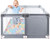 Baby Playpen Extra Large Activity Center Indoor & Outdoor Large Playpen With Anti-slip Base Sturdy Safety Fence With Super Soft Breathable Mesh