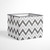 Bacati - Mix N Match Ikat Chevron/dots Nursery Storage Items, Grey