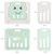 Zimtown Hdpe 14 Panels Foldable Baby Playpen Bpa-free Play Yards Kid Activity Center Without Balls
