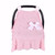 Lifcasual Car Seat Covers For Baby, Breathable Infant Baby Carseat Canopy Cover Multi Use Nursing Cover For Infant Girls, 43.3 * 30.3in