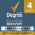 Degree Men Maximum Recovery Deep Clean Soap Bar Ginger Extract, 3.75 Oz., 4 Bars