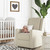 Baby Relax Robyn Rocker Recliner Chair, Nursery Furniture, Beige Linen