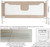Bed Rails For Toddlers, Extra Tall Specially Designed For Twin, Full, Queen, King Size - Safety Bed Guard Rails For Kids (one Side 59" X 27", Khaki)