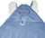Little Treasure Baby Boy Cotton Animal Face Hooded Towel, Chevron Elephant, One Size