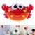 Bath Bubble Maker Machine,automatic Bubble Blower Machine,crab Shape With 12 Nursery Songs For Children Baby Boys Girls Funny Washing Toy Gift,powered By Battery