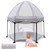 Babyjoy 53'' Outdoor Baby Playpen W/ Canopy & Carrying Bag Portable Play Yard Toddlers