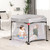Babyjoy 53'' Outdoor Baby Playpen W/ Canopy & Carrying Bag Portable Play Yard Toddlers