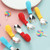 Shulemin 1set Feeding Utensil No Burr Heat-resistance Portable Baby Spoon Fork Utensil For Kindergarten