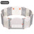 Baby Care Funzone Playpen,baby Folding Playpen Kids Activity Centre Safety Play Yard Home Indoor Outdoor?gray?