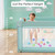 Increkid 70'' X 59'' Baby Playpen Kids Activity Center Toddler Safety Play Fence