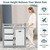 Changing Table - Baby Changing Table, Diaper Changing Table, Changing Table Station Dresser With Laundry Hamper, 3 Drawer Basket And Changing Pad, Grey