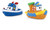 Nuby 2-pack Tub Tugs Floating Boat Bath Toys For Babies 6 Months & Up