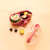 Mybeauty 2pcs/set Baby Dish With Cover Division Design Food Grade Pp Kids Lunch Feeding Box For Outdoor Green