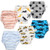 Moomoo Baby 6 Packs Cotton Training Pants Reusable Toddler Potty Training Underwear For Boy And Girl Dinosaur-5t Blue