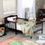 Orbelle 401es Contemporary Toddler Bed, Espresso