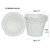 50 Pcs Disposable Paper Coffee Filters + 2 Piece Refillable Reusable Pods Keurig K-cup Ex Cup Single Serve Filter
