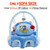 Binduo Baby Feeding Safety Seat Skin Cartoon Plush Learning Sit Chair Without Cotton (dark Blue)