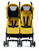 Peg Perego Pliko Mini Twin Baby Stroller, Mod Yelow