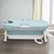 Oukaning 54 Inch Portable Bathtub Adult Portable Jacuzzi Foldable