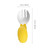 Hemoton 1 Set Lovely Baby Feeding Fork Short Handle Baby Spoon Kids Training Tableware