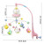 Baby Musical Crib Mobile With Night Light And Music, Hanging Rotate Rattles, Multifunctional Music Box, Toy For Newborn 0-24 Months Infant Boys Girls Sleep (pink)