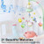 Baby Musical Crib Mobile With Night Light And Music, Hanging Rotate Rattles, Multifunctional Music Box, Toy For Newborn 0-24 Months Infant Boys Girls Sleep (pink)