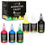 Maydear Airbrush Paint, Professional 6 Colors Acrylic Airbrush Paint Set,premium Halloween Airbrush Paint Kit For Beginners, Students And Artists - Matte