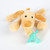 Avodova Lovely Infant Baby Boys Girls Child Cuddly Plush Animal Dummy Pacifiers Orthodontic Nipples Brown Pup