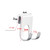 Giraryou Metal Hook,rod Clips With Hook,rustproof Metal Drapery Ring Hanger Clips,household Wall-mounted Pothook Coat Hanger Storage Rack