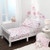 Bedtime Originals Blossom 4-piece Pink/gray Watercolor Floral Toddler Bedding Set